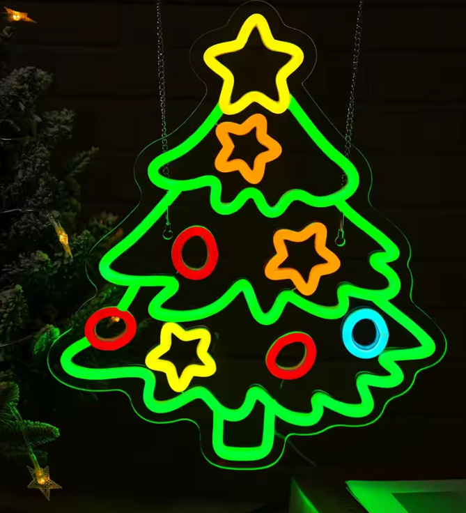 Merry Christmas Neon Sign II