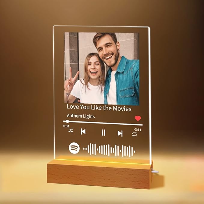 Customized Spotify Music Plaque Lamp