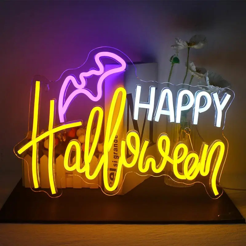 3D LED Halloween Neon Sign