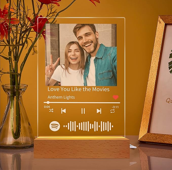 Customized Spotify Music Plaque Lamp