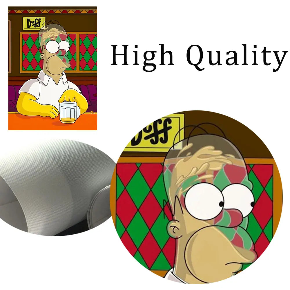 Homer Simpson Painting