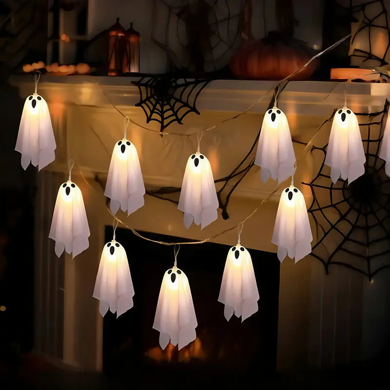 Halloween Ghost Curtain Lights