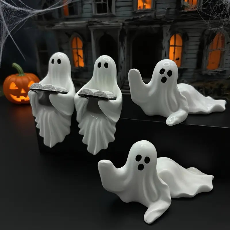 Cute Floating Ghost Figurines