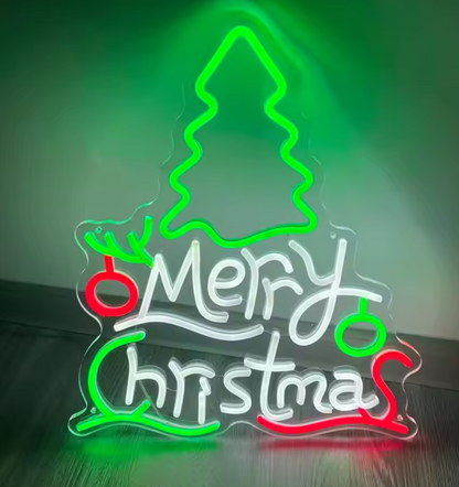 Merry Christmas Neon Sign II