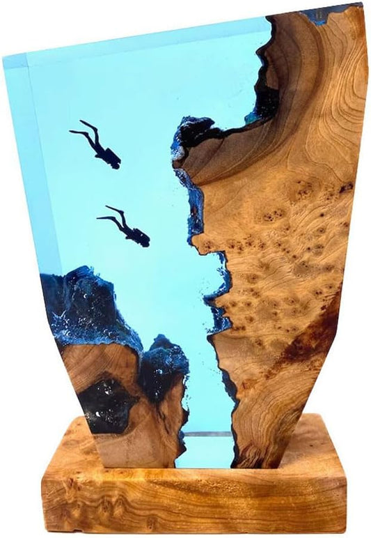 Seabed Exploration Resin Table Lamp