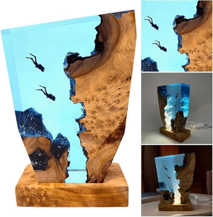 Seabed Exploration Resin Table Lamp