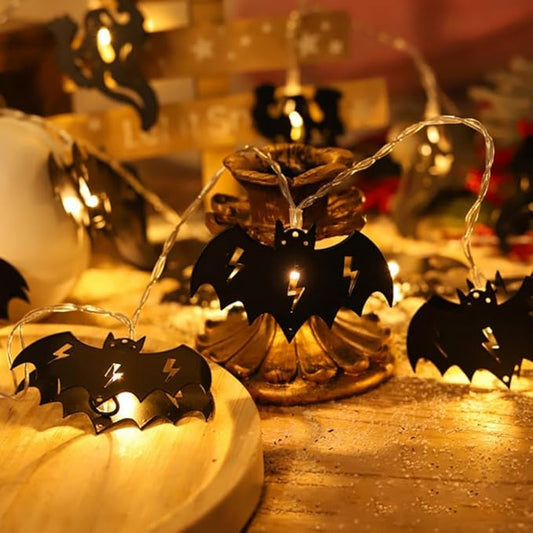 Halloween Bat LED String Lights (10 pcs)