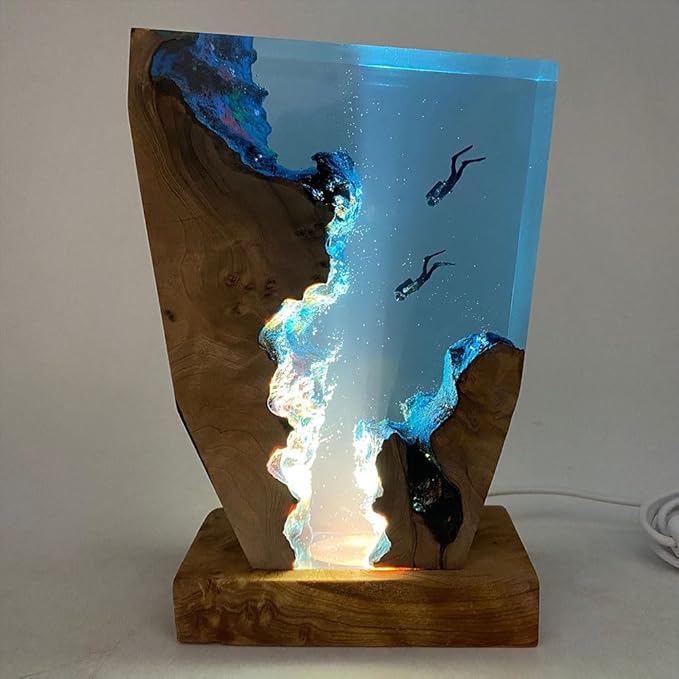 Seabed Exploration Resin Table Lamp