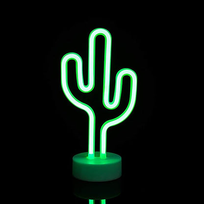 Cute Cactus Neon Light