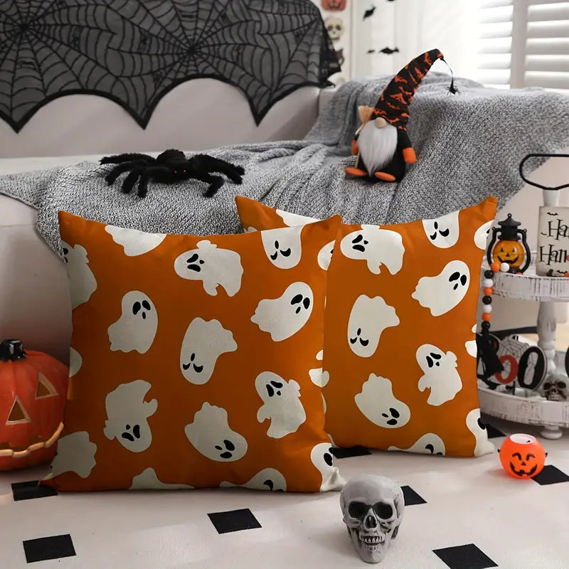 2pcs Halloween Ghost Pillow Covers