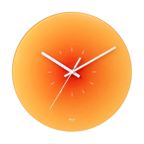 Orange Gradient Clock