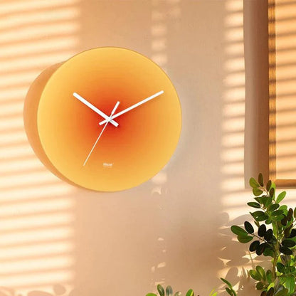 Orange Gradient Clock