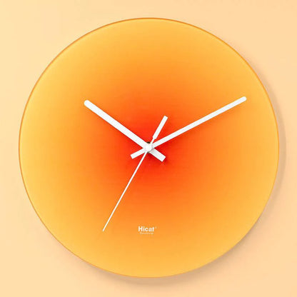 Orange Gradient Clock