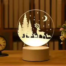3D Visual Illusion Night Light