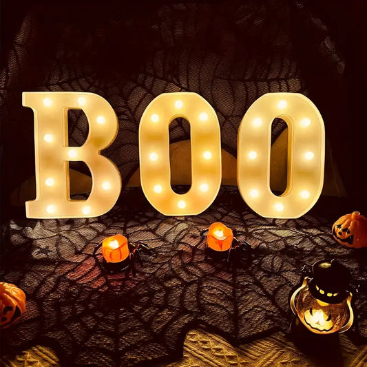 BOO LED Letter Lights