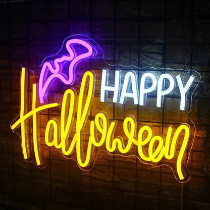 3D LED Halloween Neon Sign