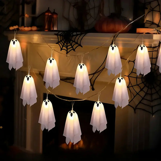 Halloween Ghost Curtain Lights