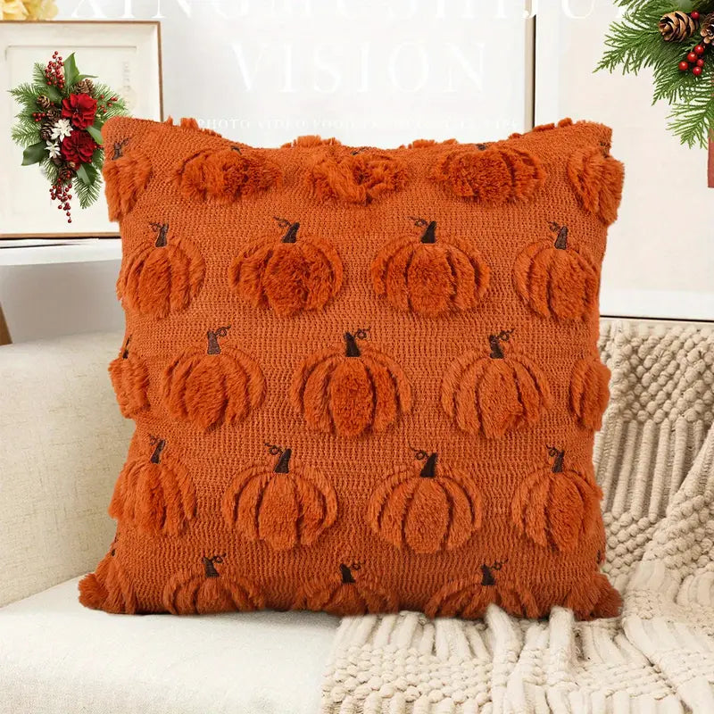 Plush Pumpkin Pillow
