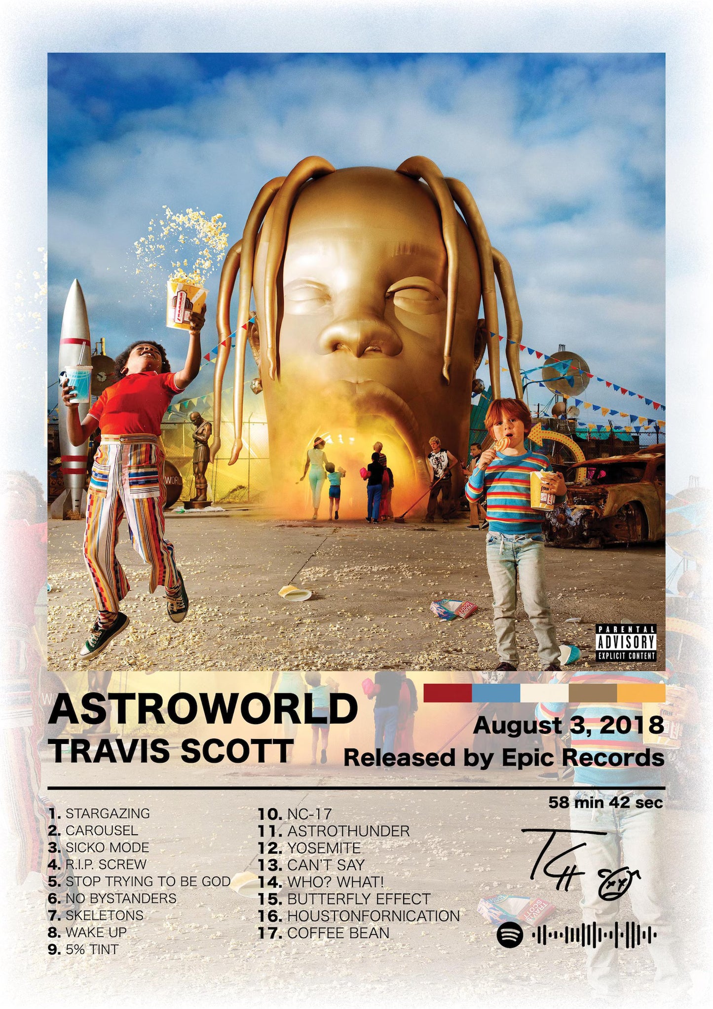 Travis Scott Album Poster