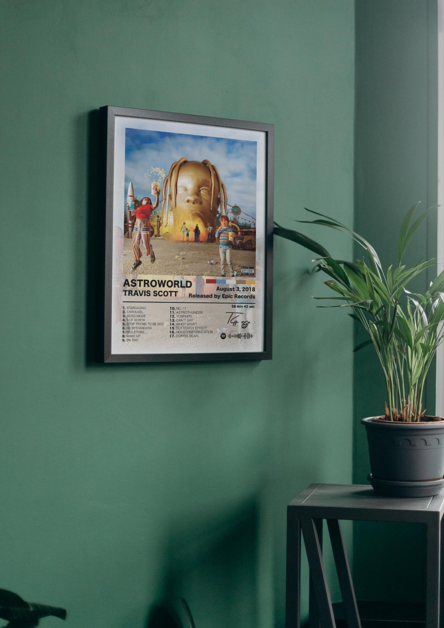 Travis Scott Album Poster