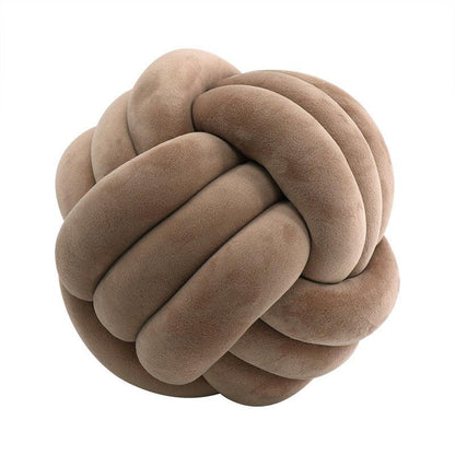 Geometric Knotted Ball Pillow