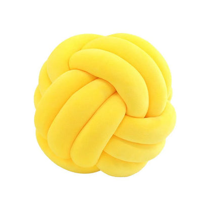 Geometric Knotted Ball Pillow