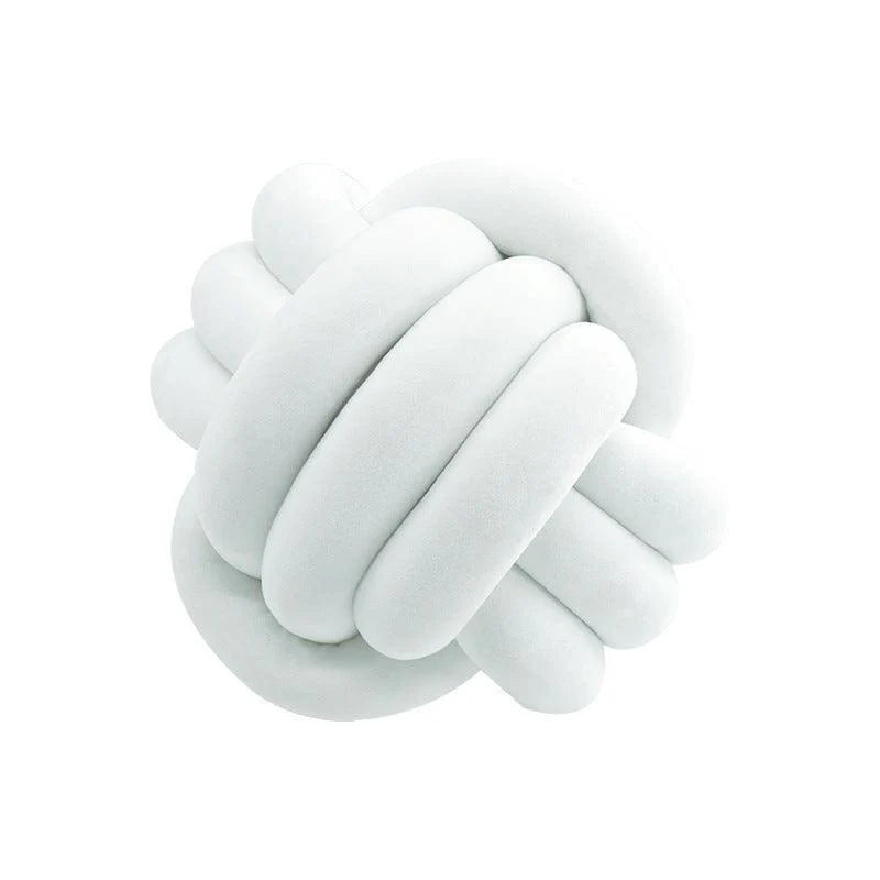 Geometric Knotted Ball Pillow